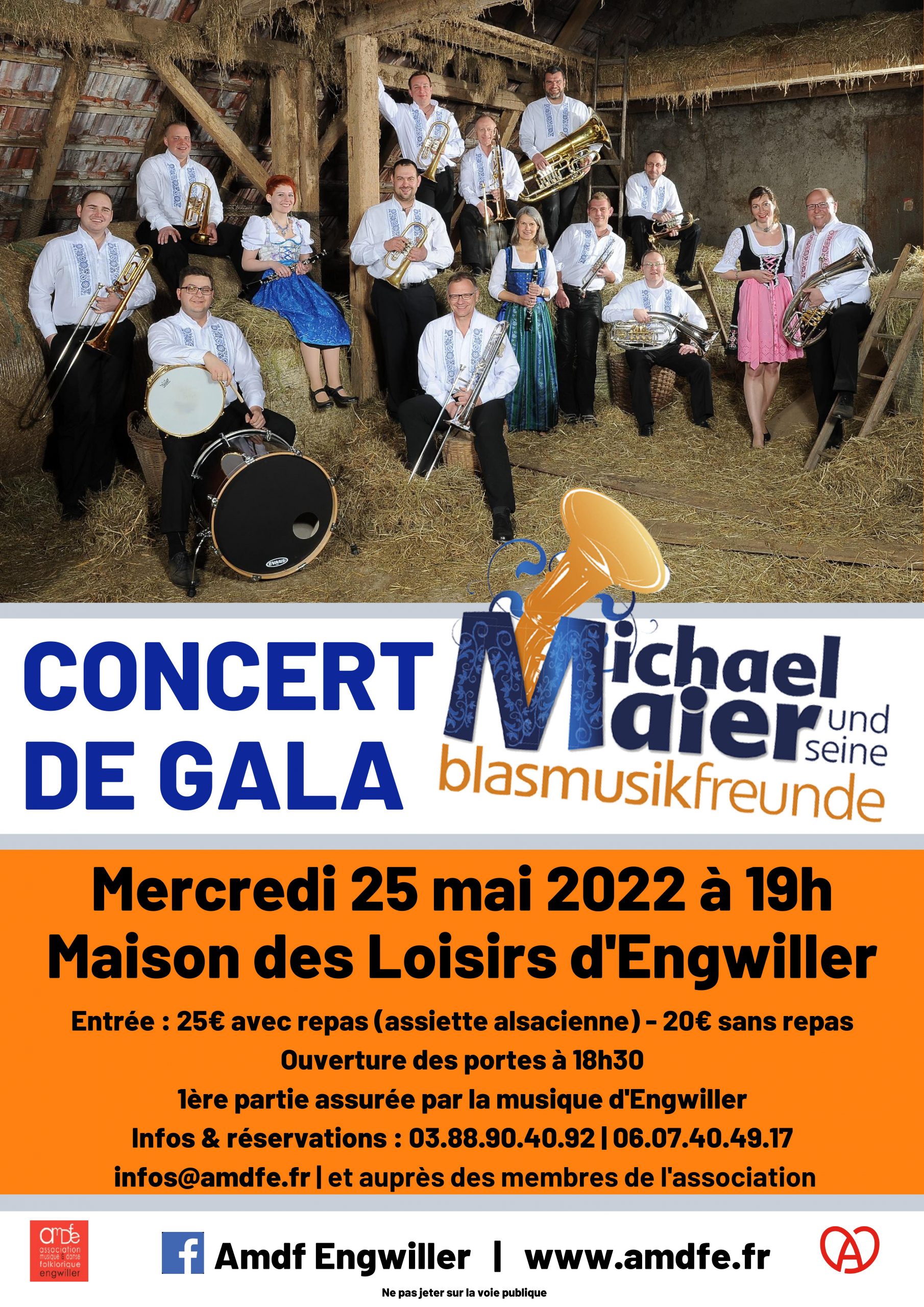 Concert de gala « Michael Maier und seine Blasmusikfreunde »