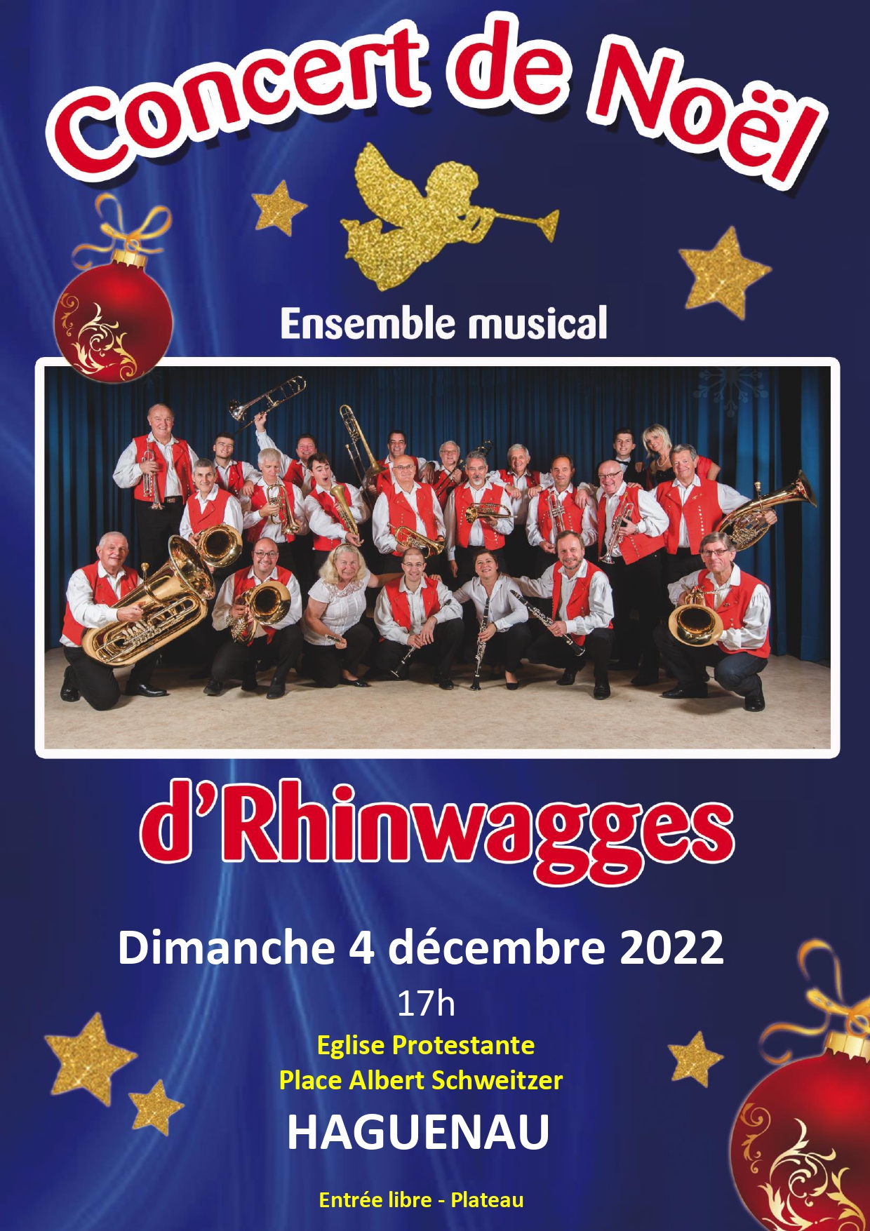 Concert de Noël – ensemble musical d’RHINWAGGES