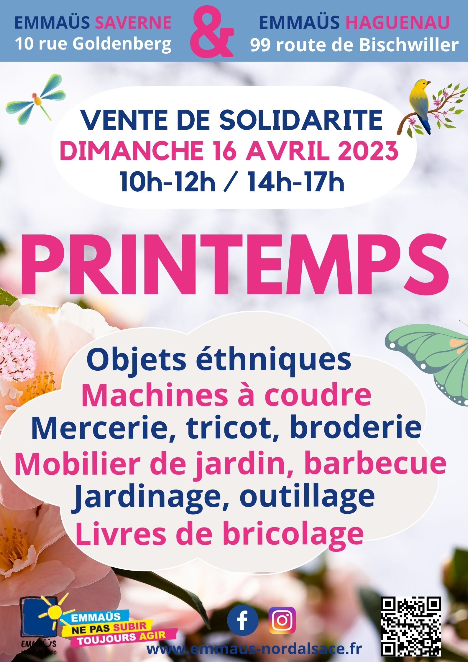 Vente solidaire de printemps