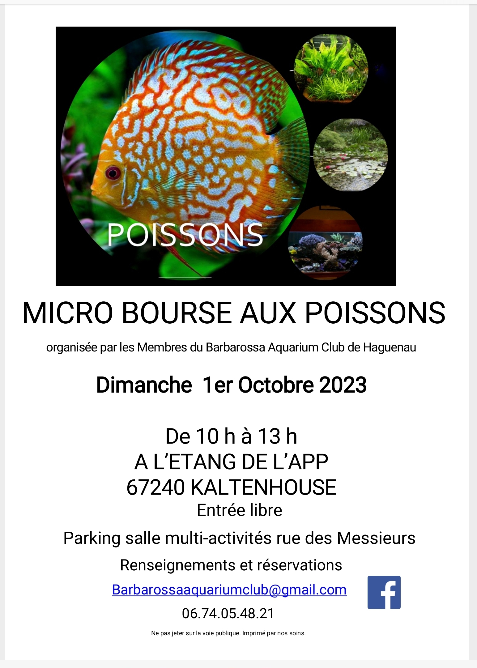 Bourse aux poissons