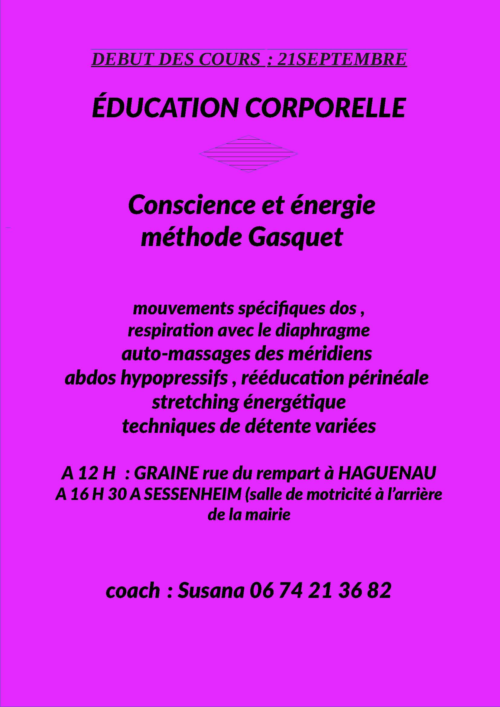 Education corporelle