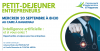 Petit-déjeuner entrepreneurs de la rentrée