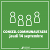 Conseil communautaire du jeudi 14 septembre 2023 à 19h00