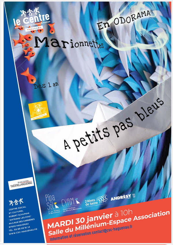 Spectacle : « À petits pas bleus » Cie Pipa Sol