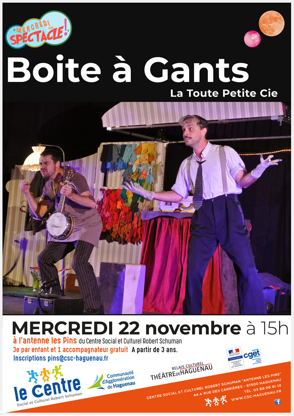 Spectacle « Boîte à gants » – La toute petite compagnie