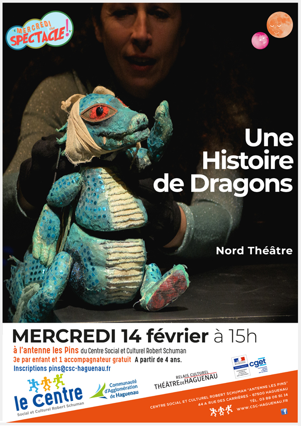 Spectacle : « Une histoire de dragons » – Cie Nord Théâtre