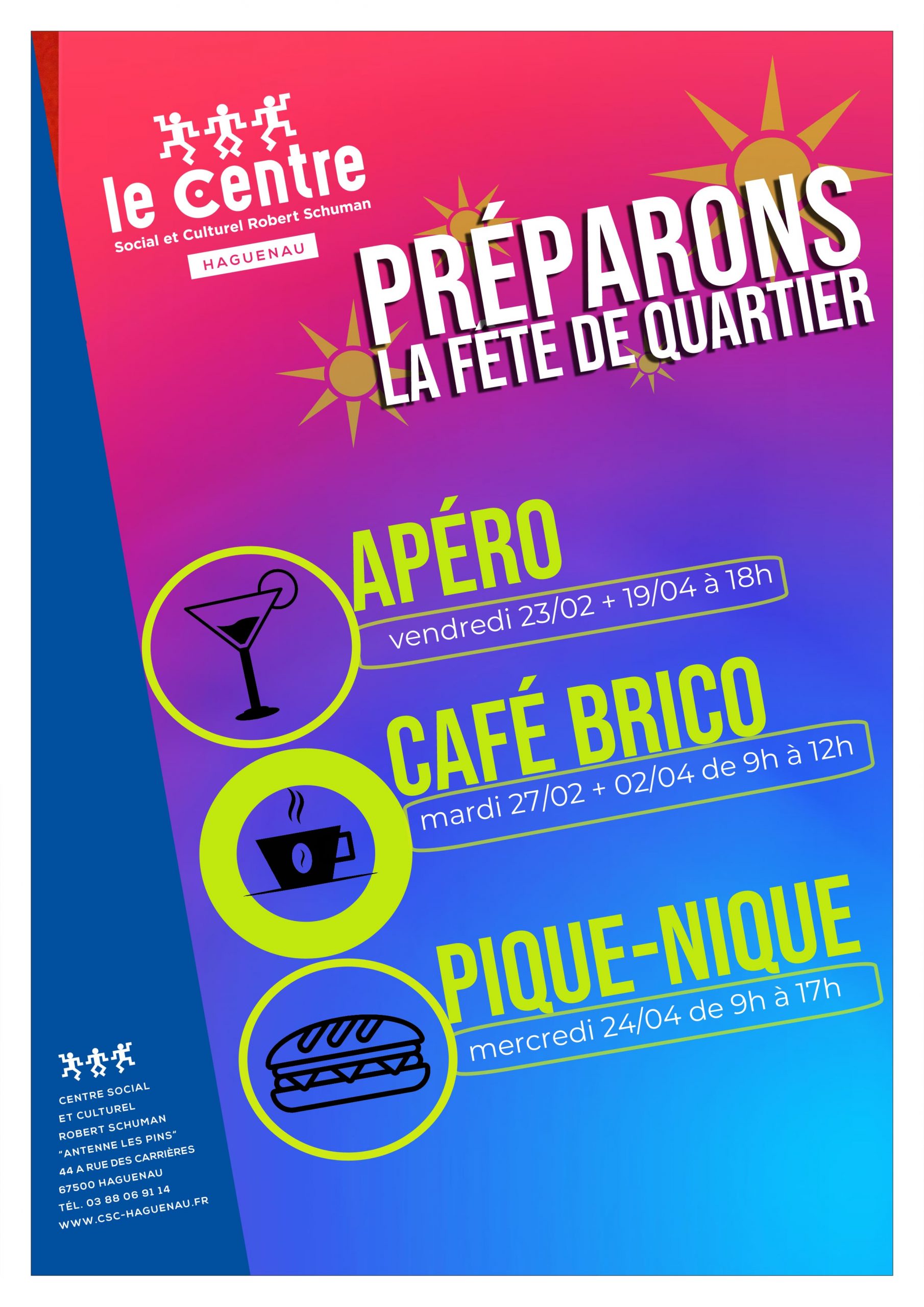 Apéro Fête de Quartier+ Pins en Live