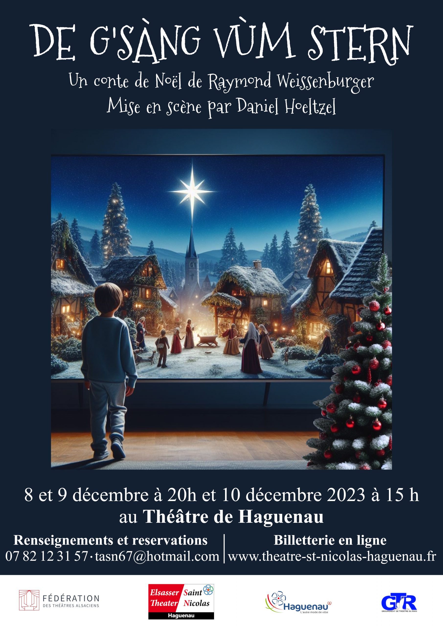 De G’Sàng vùm Stern – conte de Noël en alsacien