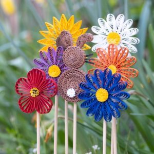 Atelier d’été pour Adulte – Initiation au quilling – Thème floral